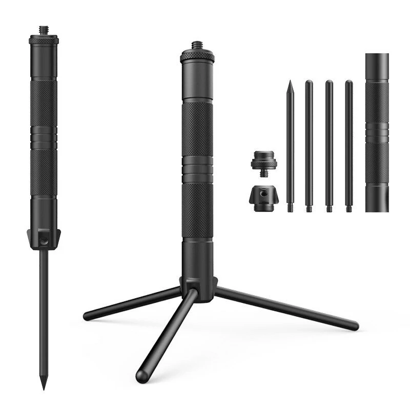 Aluminum Lantern Stand Camping Lamp Pole for Astrolux® CL01 Foldable Light Support Holder Lamp Bracket Camera Phone Tripod Stand For Picnic (image for) Aluminum Lantern Stand Camping Lamp Pole for Astrolux® CL01 Foldable Light Support Holder Lamp Bracket Camera Phone Tripod Stand For Picnic