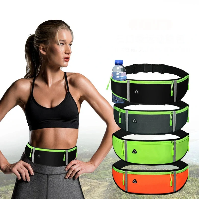 Running Black Grey Waist Bag Adjustable High Capacity Lightweight Waterproof Sports Fanny Pack for Workout Fitness Cycling (image for) Running Black Grey Waist Bag Adjustable High Capacity Lightweight Waterproof Sports Fanny Pack for Workout Fitness Cycling